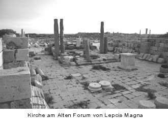 Kirche am Alten Forum von Lepcis Magna
